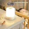Touch Control LED Touch Nachttischlampe, Farbwechsel Dimmbares Licht für Kinder, 3 Farben LED-Lampe mit warmweißen Lichtern