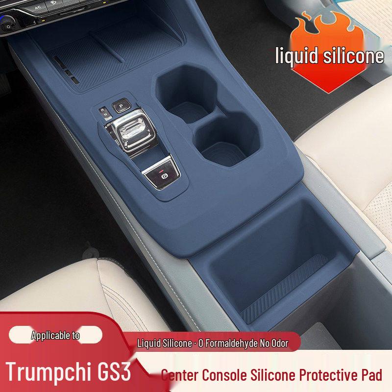 Trumpchi GS3 Konsol Silikonmatta & Växelväljare Panel Trådlös Laddningsfilm.