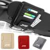 JOT2 Car Sun Visor Organizer Multi-Pocket Card Glasses Storage Holder for Jeep CHEROKEE LIBERTY COMPASS PATRIOT car accessories