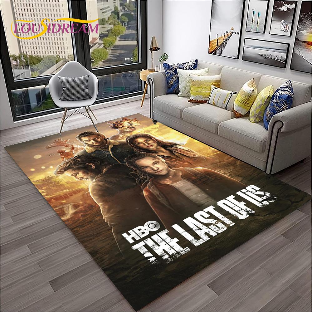 The Last of Us Horrorspiel Pedro TV Teppich Teppich für Zuhause Wohnzimmer Schlafzimmer Sofa Fußmatte Dekor,Kinderbereich Teppich Rutschfeste Bodenmatte