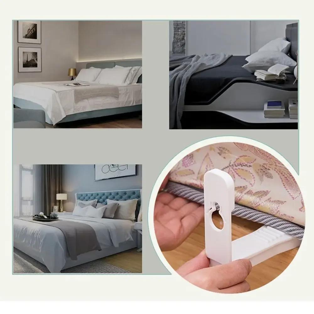 4Pcs Modern Non-slip Bed Sheet Clip Invisible Anti-run Quilt Sheet Holder Bed Sheet Angle Fixed Buckle Quilt Fixing Tool