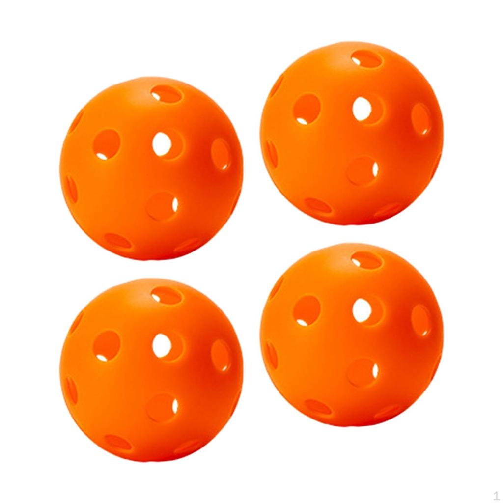 Pickleball-Bälle für den Innenbereich, 74 mm, 26 Löcher, Übungsspielzeugball, Golfhohlball für Gerichte