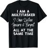 Funny Multitasker Saying I Listen Ignore and Forget T Unisex T-Shirt