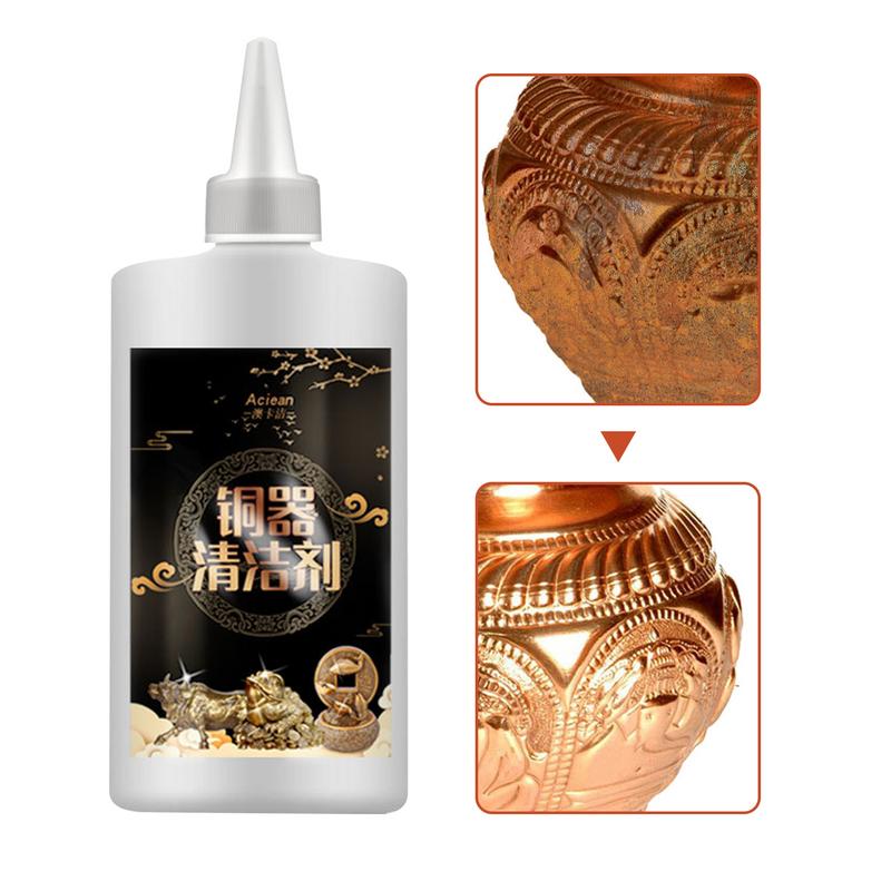 

Copper Tarnish Remover 120ml Brass Tarnish Remover Copper Polishing Cleaner Metal Polish For Copper Ornaments Copper Door CN