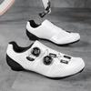 Unisex Cycling Shoes Road Mountain Bike Flat Pedal Or Clipless Use Breathable Synthetic Leather With Nylon/Rubber Sole