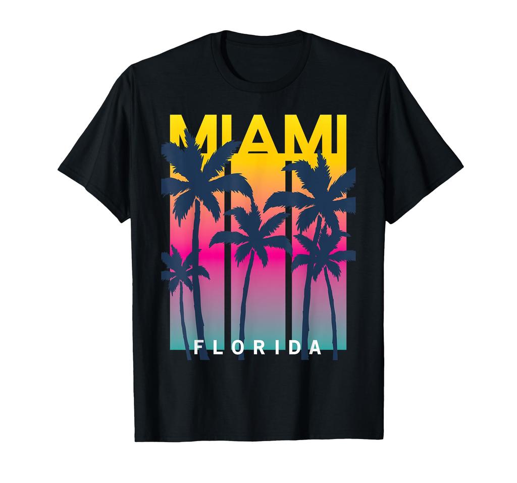 Cool Miami Florida Graphic Design I Love Miami Tees, Miami, T-shirt
