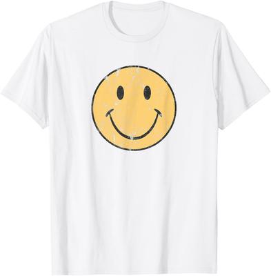 Cara Feliz | Retro 70s 80s | Camiseta Gráfica Vintage 70s