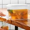 2.8L Cold Water Jug Large Capacity Cold Kettle with Faucet Beverage Dispenser Refrigerator Water Container For Summer Party