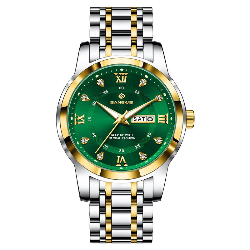 Diamond Watch For Women Creative Steel Waterproof Luminous Ladies Wristwatch Casual Fashion Sports Quartz Chronograph
