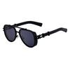 Retro Sunglasses Men'S High Sense Punk Style Sunglasses Sunscreen Full Frame Sunglasses
