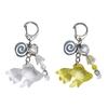 Auspicious Fish Keychain Representing Luck And Prosperity Plastic And Alloy Construction For Everyday Convenience
