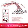 10pcs 12V 8mm Pre Wired Constant LED Light Emitting Diode Ultra Bright Water Clear Bulbs (#02)