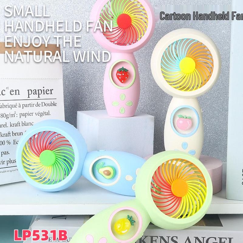 LINGPAN Mini USB Rechargeable Handheld Fan 5-Pack