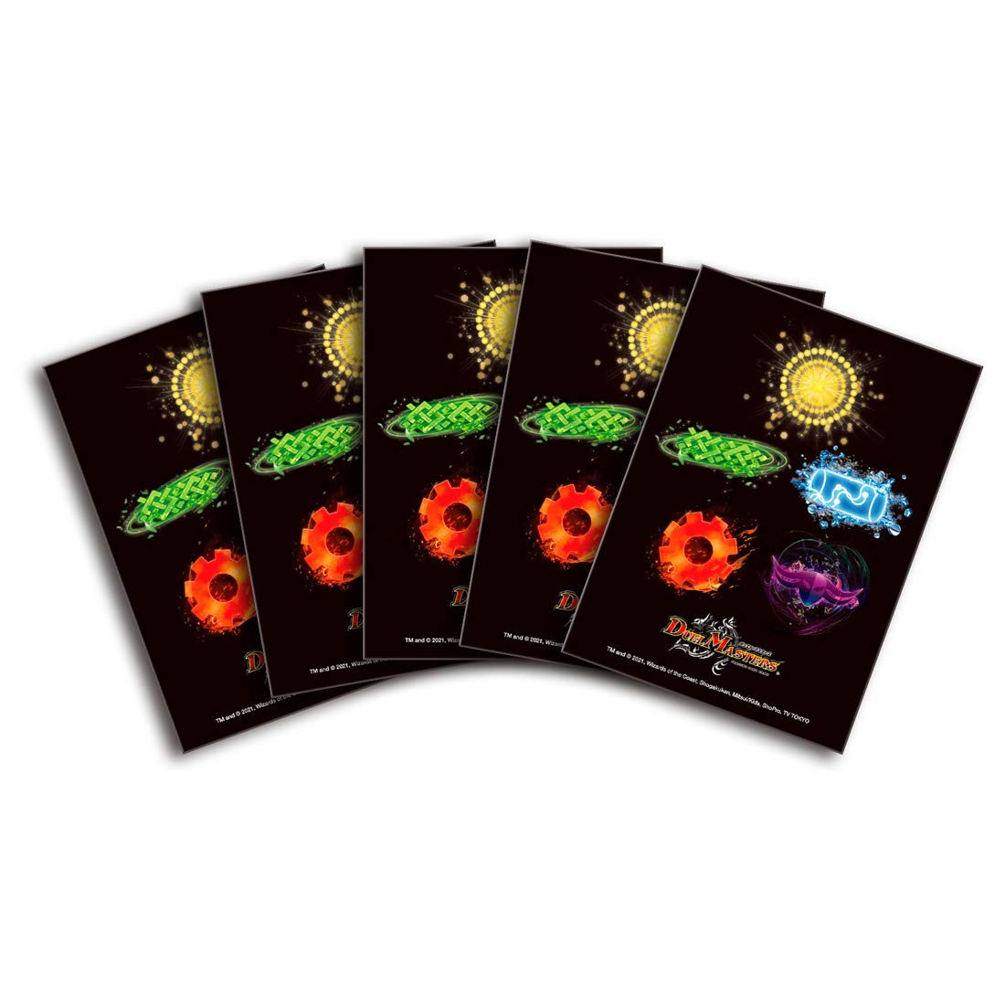Takara Tomy Duel Masters Standard Card Sleeves 5 Civilizations Version