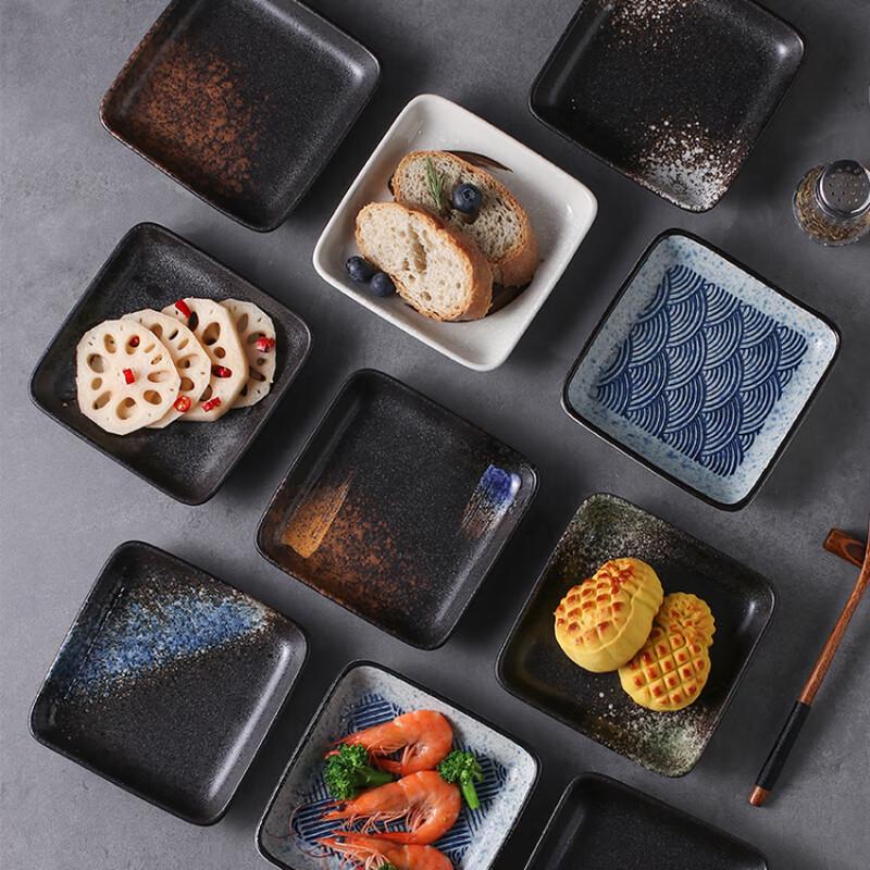 Japanese Style Ceramic Condiment Dish Set