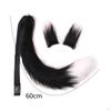 Ears and Tail Set Fancy Dress Costume Cosplay for Masquerade Kids Adult