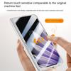Leather With Privacy Screen Tempered Glass Protector Case For OPPO Find N5 All-inclusive Spring Hinged Camera Holder Cover