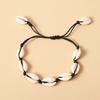 Beach Wind, Seashells, Hand-Woven Black Rope, Seashells, 9 Shell Anklets For Women'S Feet