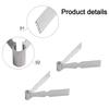 4Pcs Pastry Tweezers Tongs, Stainless Steel Pastry Tongs Baking Crimper Tool Food Utensils Kitchen Accessories