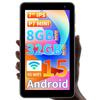 VASOUN P7 Android 15 8GB 32GB 1TB IPS 3500mAh Japanese Language Lightweight Black 7-inch Tablet, Wi-Fi Model, (3+5GB Expandable) + + Expandable,