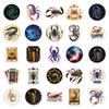 New 50 Constellation Theme Scorpio Pp Stickers No Repeat Scorpio Personalized Waterproof Stickers