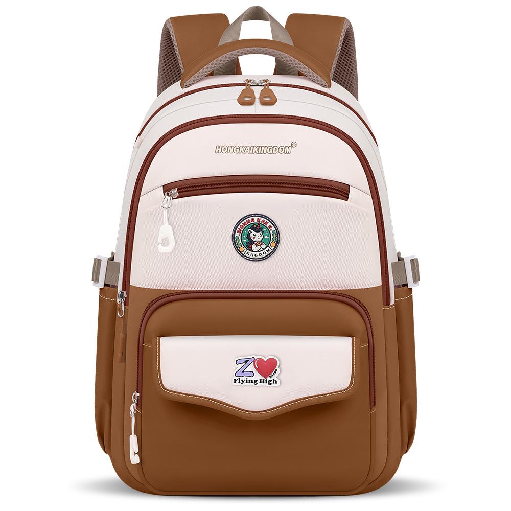 New Bag Junior High School Primary School Children's Schoolbag Large Capacity Backpack Outdoor Leisure Travel Bag Backpack