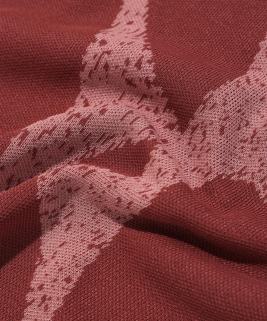 CRITIC Wormhole Logo Jacquard Knit Brick