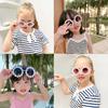 Boys Girls Cartoon Cute Flower Round Frame Sun Glasses Fashion Daisy Kids Sunglasses Children Floral Uv400 Shades Eyewear