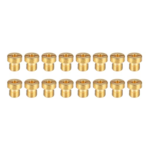 

Motoforti Универсальные жиклеры карбюратора мотоцикла Главные жиклеры Форсунки M6x0.8 55 58 60 62 65 68 70 72 75 78 80 82 85 88 90 92 Прочный металл Золотистый S