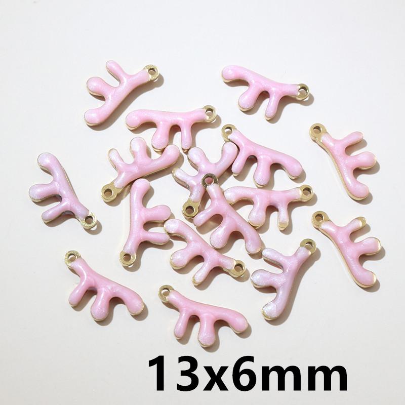 20pcs 11x9mm Stainless Steel Fish Enamel Charms Pendant Stainless Steel DIY Jewelry Making Accessories Findings