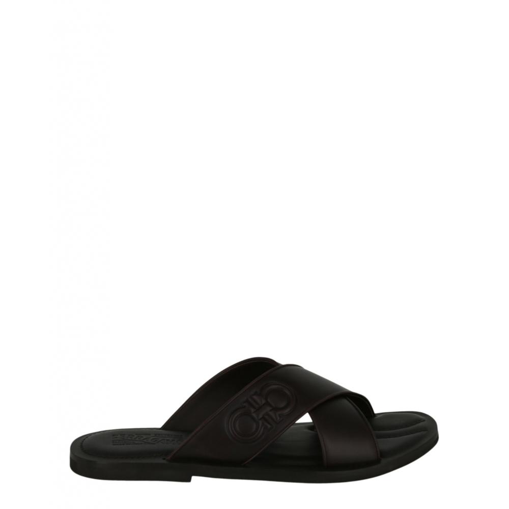 

Кожаные сандалии Salvatore Ferragamo Pegaso коричневый