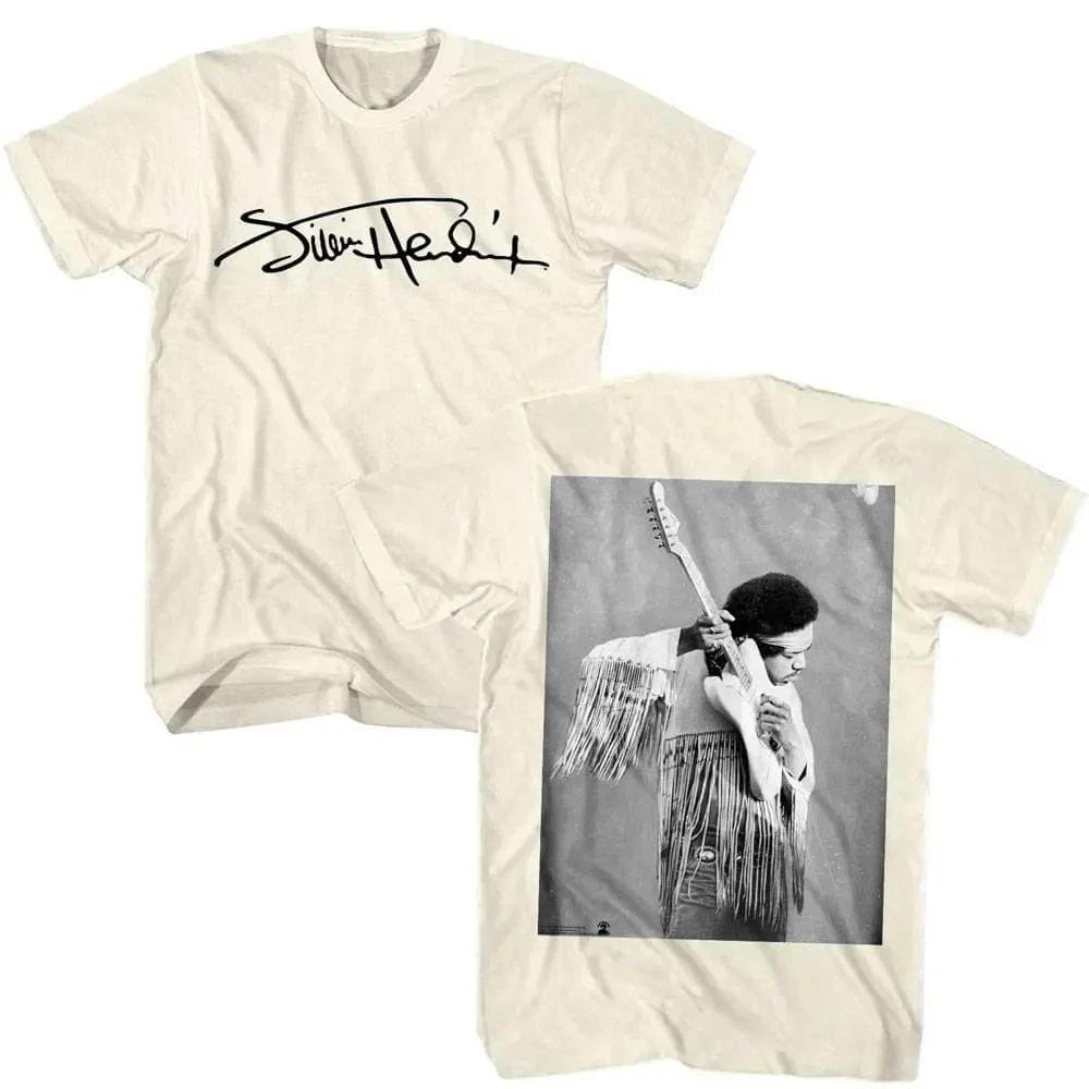 Jimi Hendrix Signature Guitar Men s T-Shirt S