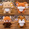 Mini Fox Cute Doll With Plush Pp Cotton Filling Very Suitable Room Decoration