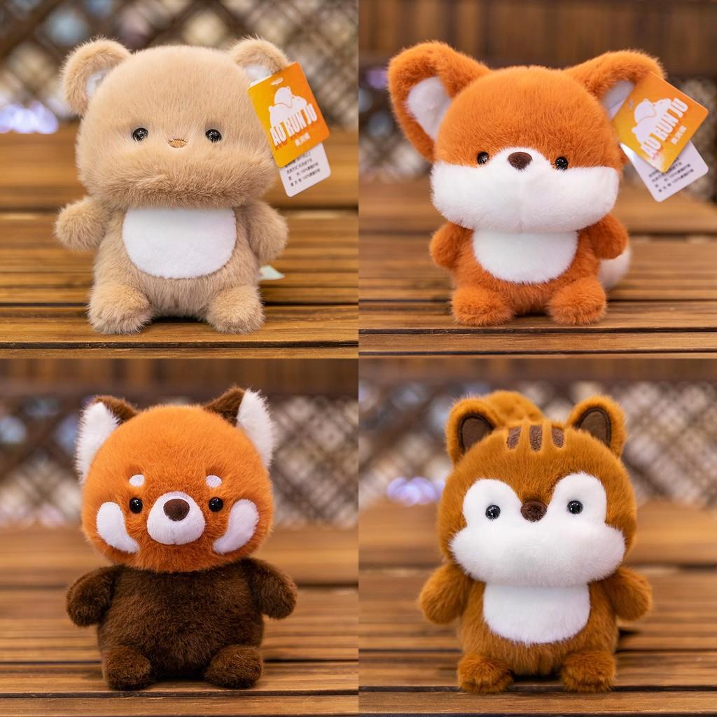 Mini Fox Cute Doll With Plush Pp Cotton Filling Very Suitable Room Decoration