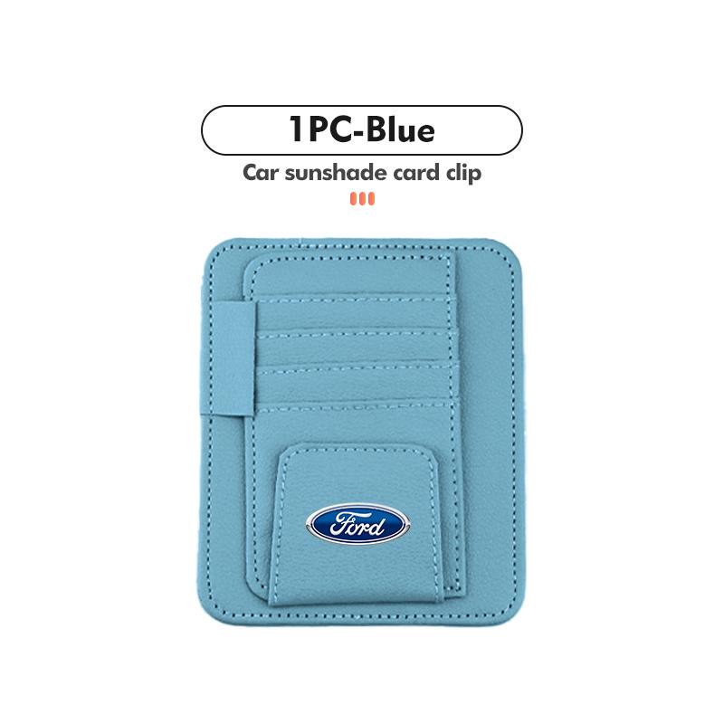 Car Sun Visor Minimalist Glasses Card Clip Sunglasses Holder For Ford Escort KA Flex Everest KA Expedition Falcon Fusion