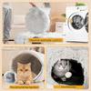 Winter New Arrival Plush Cat Tunnel Bed Foldable Two-in-One Round Warmth Pet Nest Thickened Cozy Cuddly Cat Hideaway