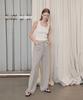 Ssikeoseun Drawstring Stretch Wide Pants_Grey