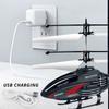 2 Channel Gesture Control Suspension Helicopter Rc Remote Induction Aircraft With Charging Led Light Kids Toy For Boys