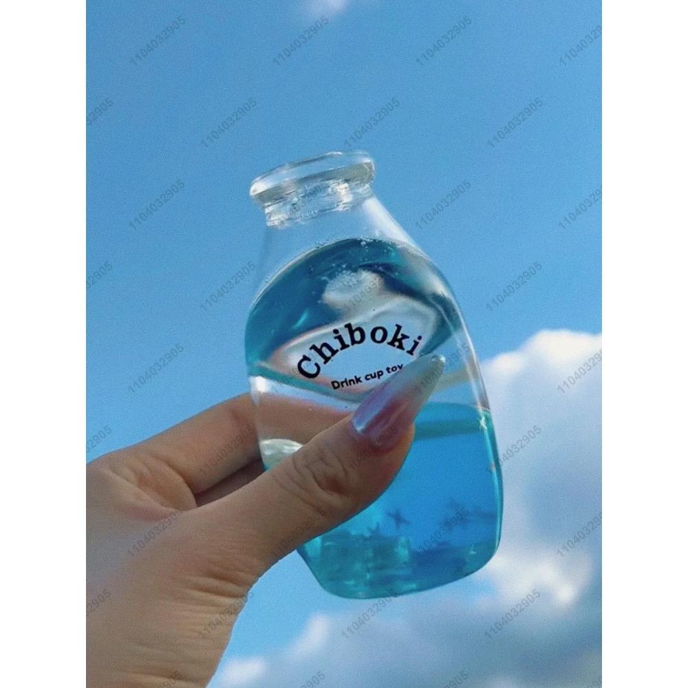 Boba Bottle Stress Ball Squishy Toy Water Bottle Fidget Toys ASMR Sensory Novelty Toys For Kids and Adults Anti Stress Relief
