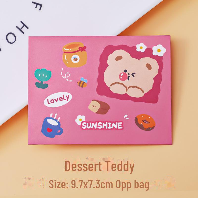 "Kreslená obálka skládací blahopřání k narozeninám studentských dětí, vzkaz, vyznání Tanabata a požehnání"