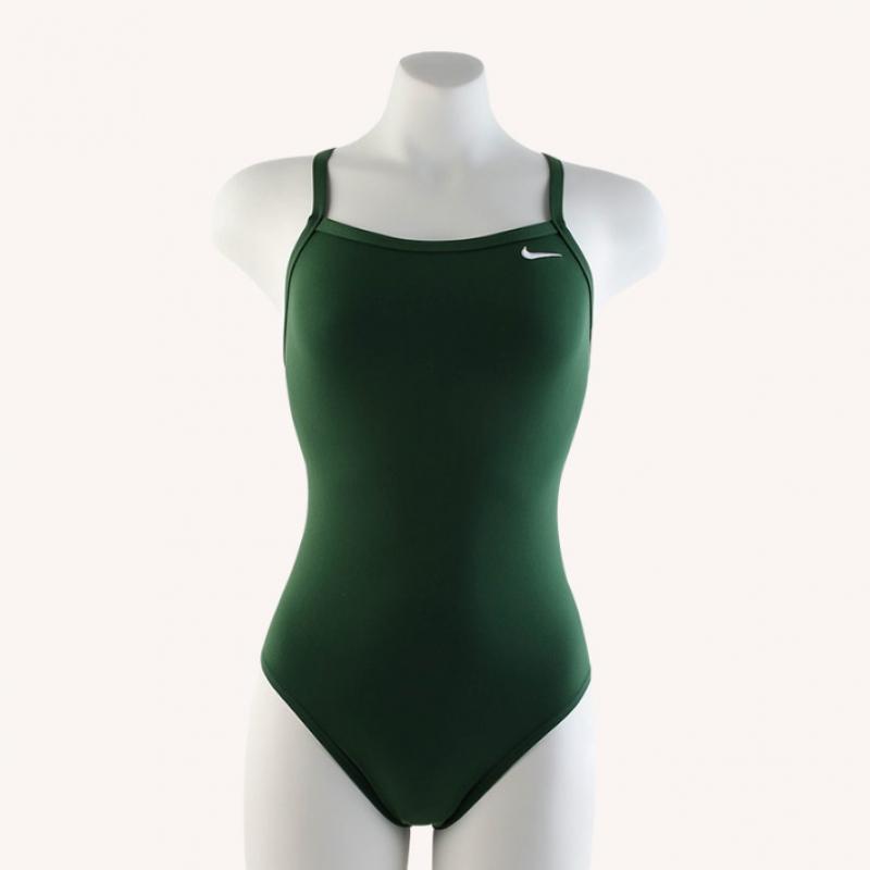 Nike Women S hydraStrong anSwer Solid Racerback SwimSuit Pink Glow neSSa017