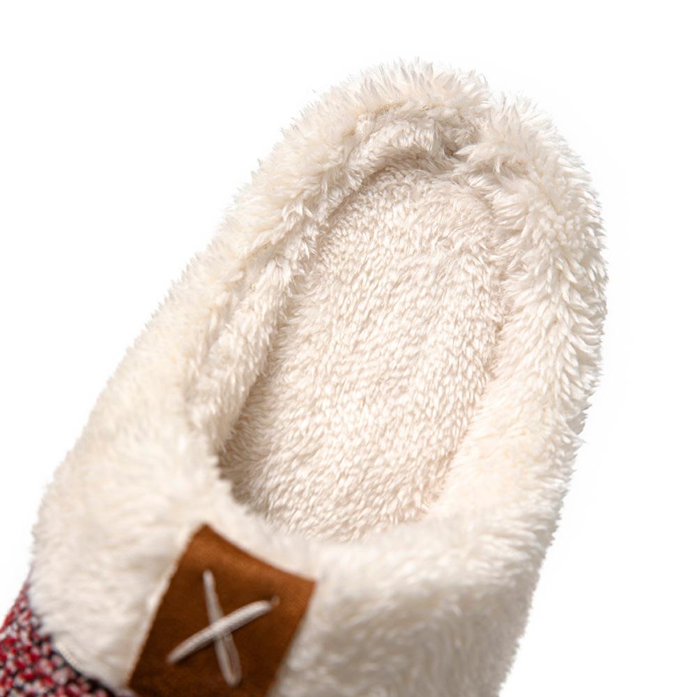 Damen Winterschuhe Warme Hausschuhe Zuhause Indoor Baumwollhausschuhe