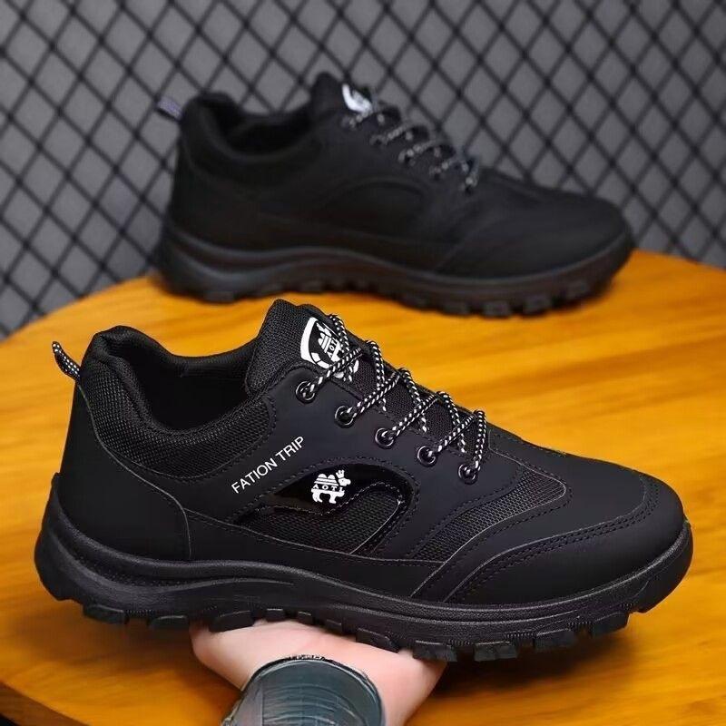 Four Seasons New Men's Shoes Outdoor Mountaineering Sports Casual Shoes Non-slip, Wear-resistant, Dirt-resistant and Breathable Soft-soled Men's Shoes