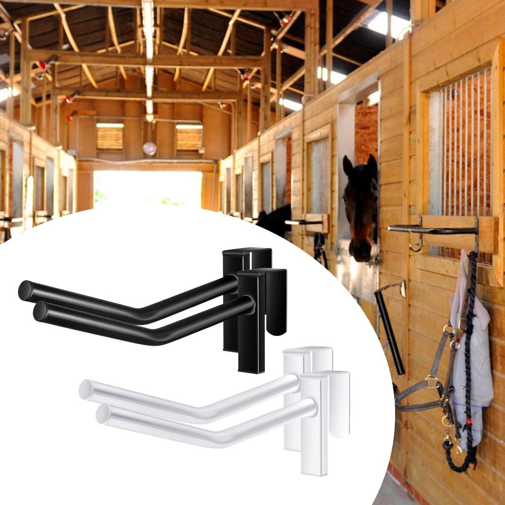 2Pcs Saddle Rack for Horse Heavy Duty Pad Holder for Barns Equestrian Gear Storage Stable Tack Room Equestrian Accessory