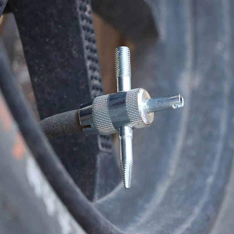 Car Bicycle Slotted Handle Tire Valve Stem Core Remover Screwdriver Tire Repair Install Tool Kit Auto Motorcycle Accessories