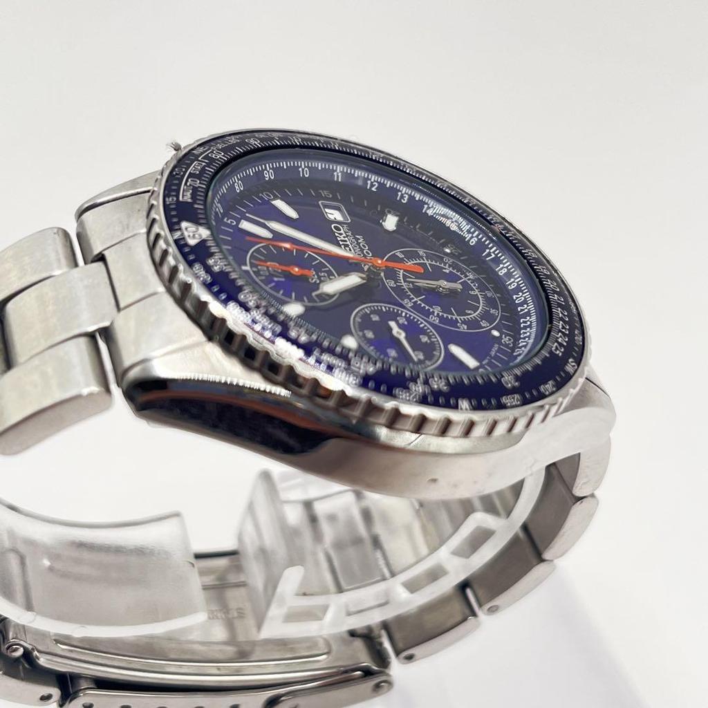 [USED] SEIKO Chronograph 7T92-0CF0 Working Blue