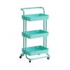 Rolling Cart With 4 Wheels Large Capacity Strong Load-Bearing Rolling Storage Cart With Handle Multifunctional Storage Shelves