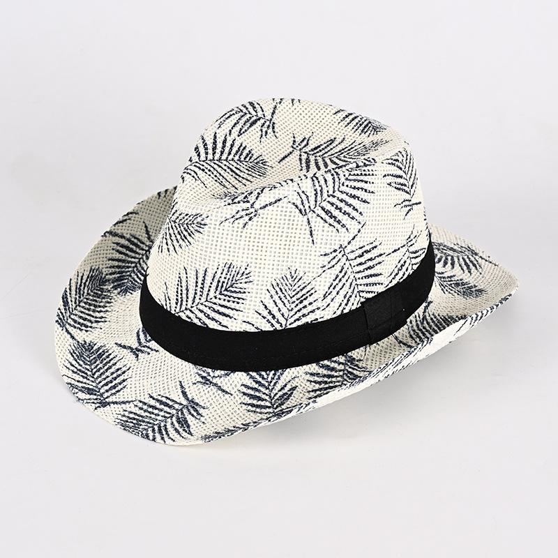 

Весенне-летняя уличная солнцезащитная шляпа-федора для мужчин, повседневная джазовая шляпа из папируса, дышащая, высококачественная, с широкими полями