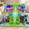 Adventure Time Blanket Flannel Blanket Soft Cozy Plush Throw for Sofa Bed Lightweight Home Decoration Outdoor Camping