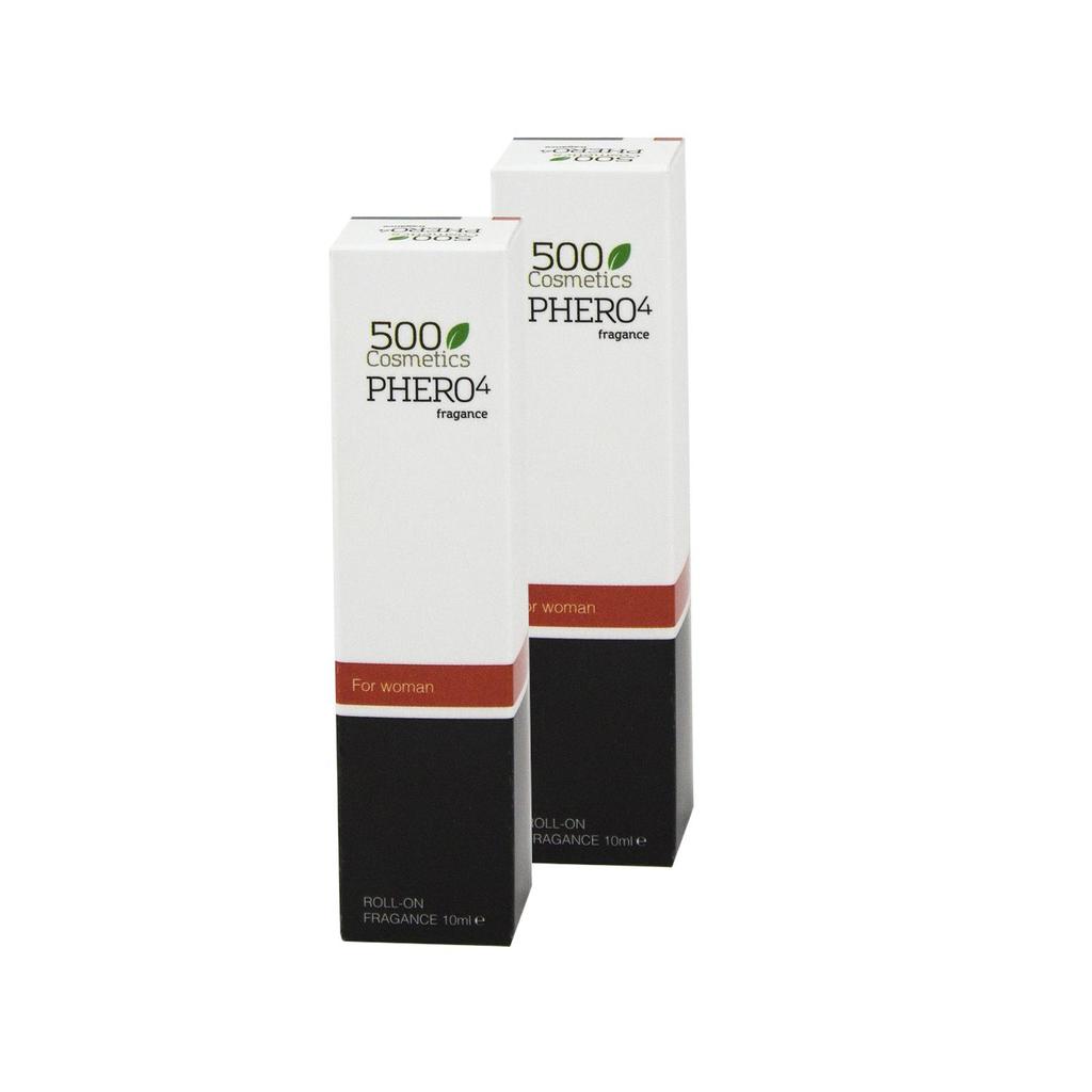 500 Cosmetics Phero 4 Woman, Perfume with 4 Types of Pheromones for Women.